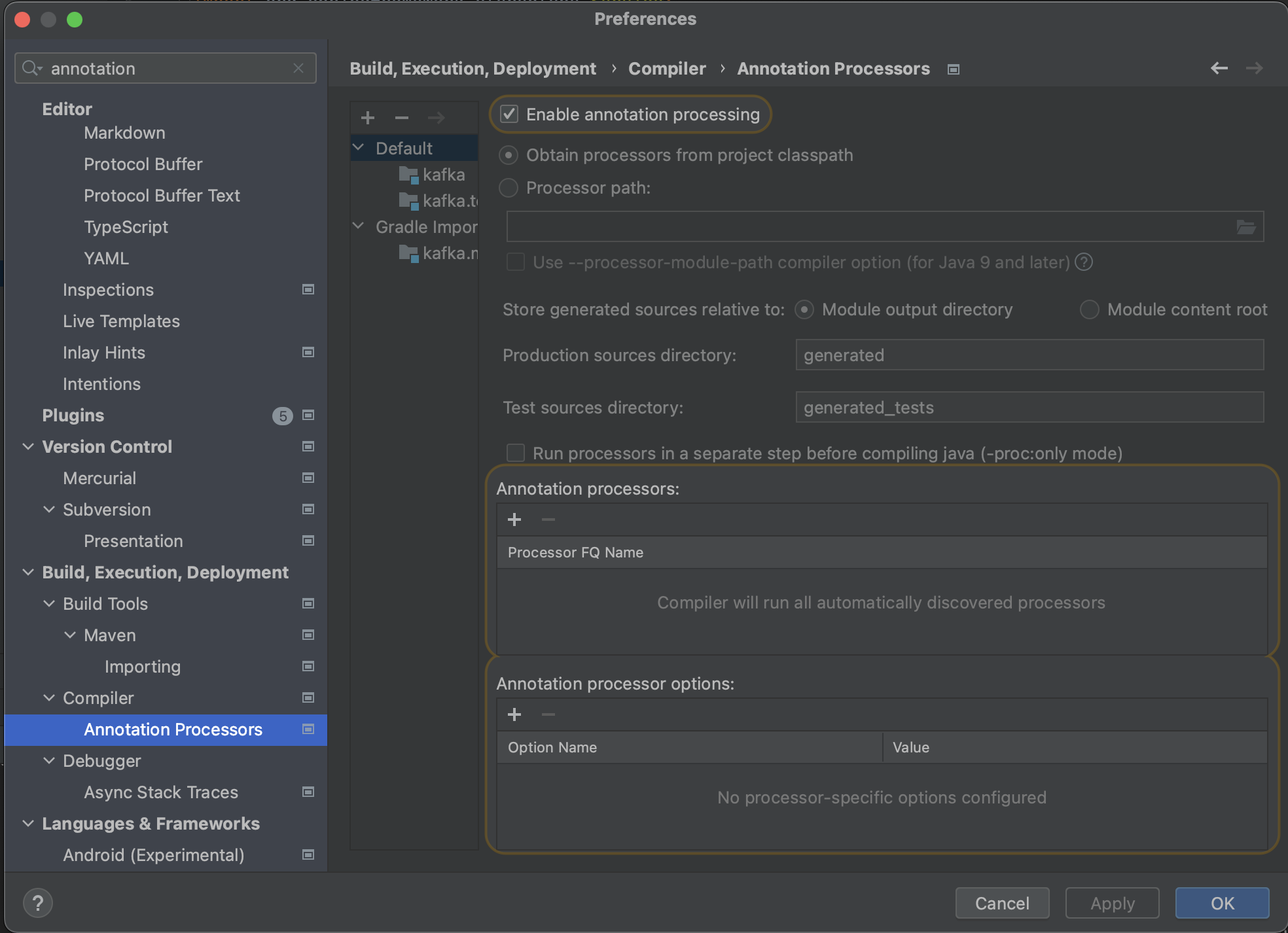 Simple Message Exchange with Kafka screenshot 02